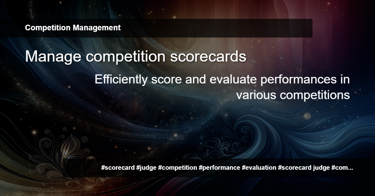 ScoreCard Judge