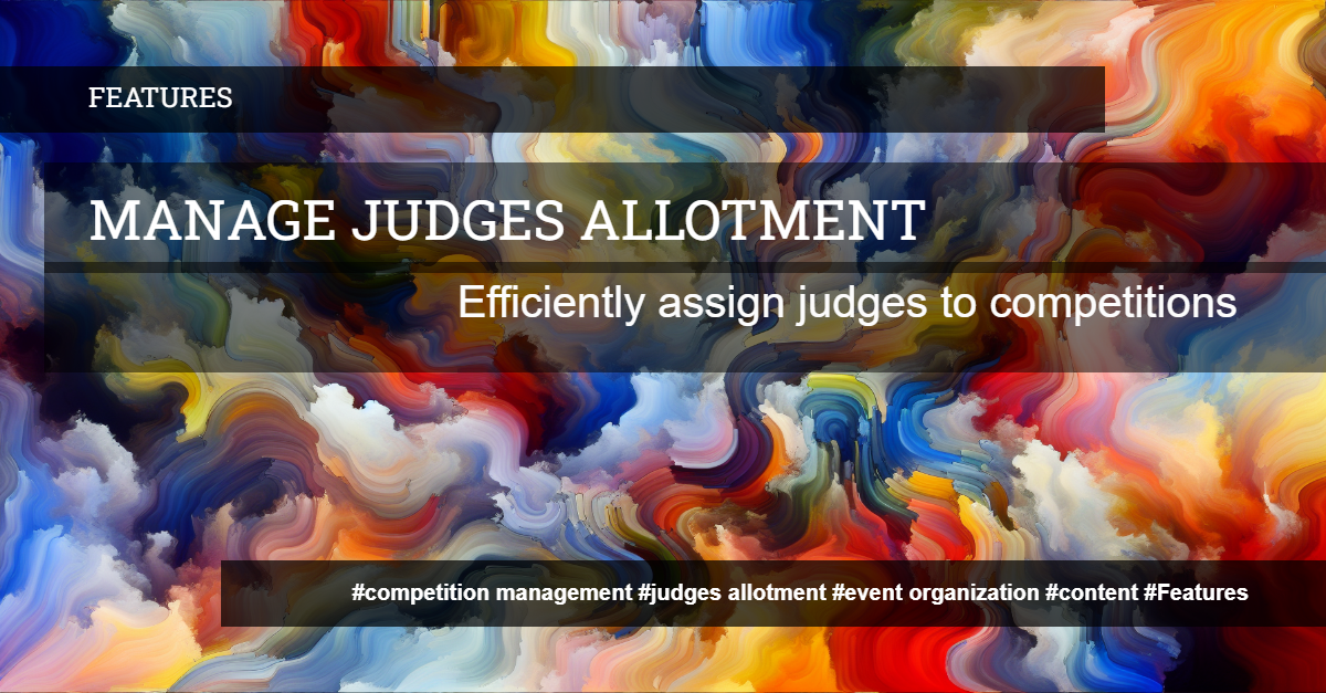 Manage Judges Allotment