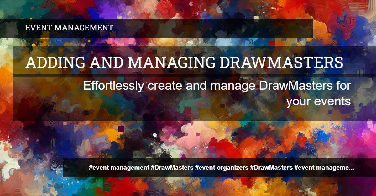 Manage DrawMasters