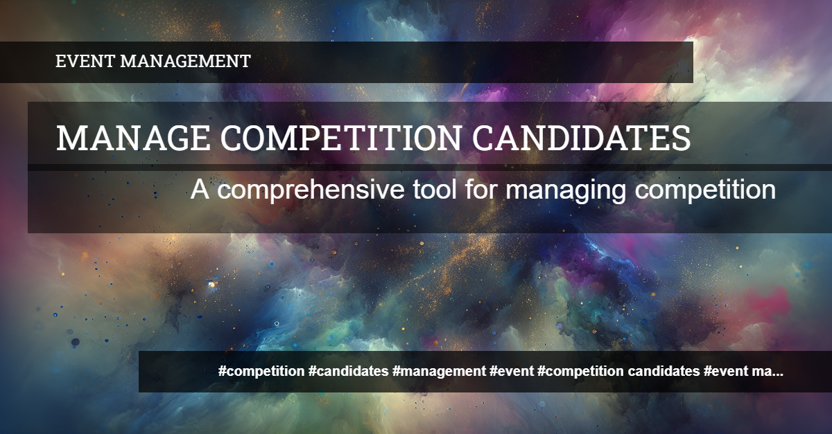 Manage Competition Candidates