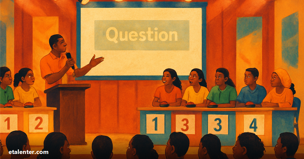 How to Conduct a Quiz Competition with Many Participants